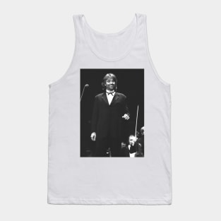 Andrea Bocelli BW Photograph Tank Top